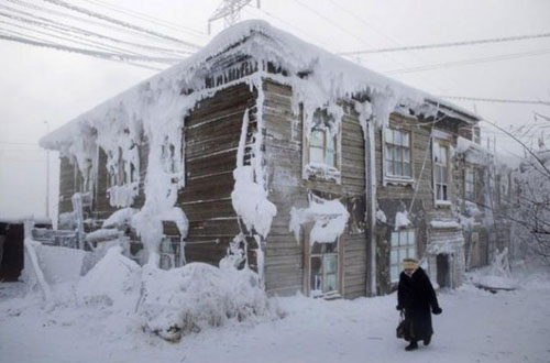 零下60多度!全球最冷地区-俄罗斯雅库茨克